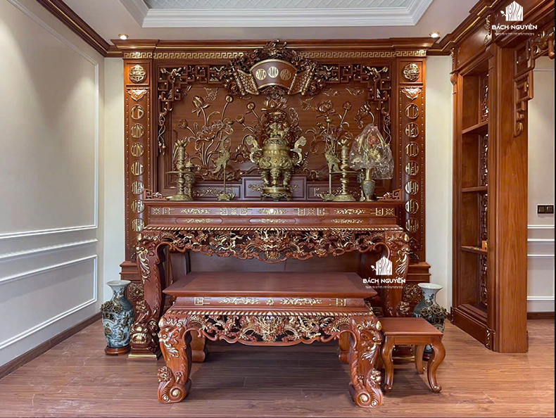 Bàn thờ 3 cấp cho các không gian thờ rộng rãi 2